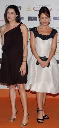 Luisa Ranieri and Elena Sofia Ricci at the Roma Fiction Fest 2008.