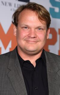 Andy Richter at the premiere of "Semi-Pro."