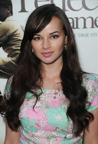 Ashley Rickards at the California premiere of "The Perfect Game."