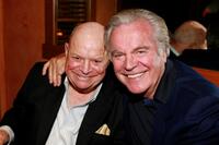 Don Rickles and Richard Wagner at the Hollywood Reporter reception saluting Don Rickles and John Landis.