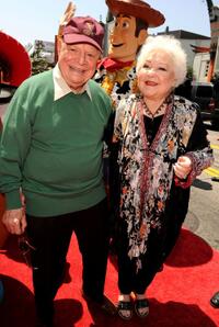 Don Rickles and Estelle Harris at the California premiere of "Toy Story 3."