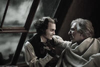 Johnny Depp and Alan Rickman in "Sweeney Todd: The Demon Barber of Fleet Street."