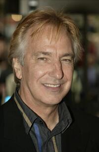 Alan Rickman at the premiere of "Harry Potter And The Prisoner Of Azkaban."