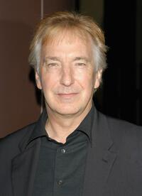 Alan Rickman at the premiere of "Something The Lord Made" at the Directors Guild of America.