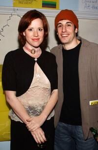 Molly Ringwald and Jason Biggs at the after party for the opening of "The 25th Annual Putnam County Spelling Bee".