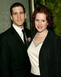 Molly Ringwald and Panio Gianopoulos at the Signature Theatre Company's Annual Gala honoring playwright Paula Vogel.