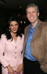 Shohreh Aghdashloo and Mike Rich at the premiere of "The Nativity Story."