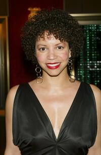 Gloria Reuben at the premiere of "The Matrix Reloaded."