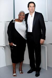 Firmine Richard and Vincent Elbaz at the 35th Cesar Film Awards.