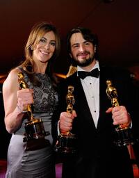 Kathryn Bigelow and Mark Boal at the 82nd Annual Academy Awards.