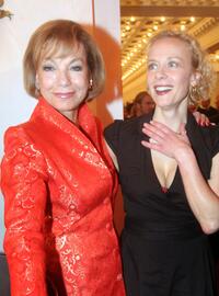Judy Winter and Katja Riemann at the Artists Against AIDS Charity Gala.