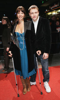 Jessica Schwarz and Max Riemelt at the premiere of "The Red Cockadoo" during the 56th Berlin International Film Festival.
