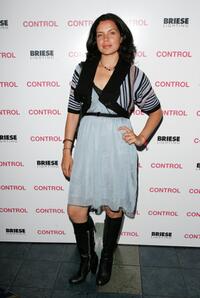 Zuleikha Robinson at the premiere of "Control."