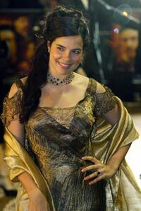 Zuleikha Robinson at the premiere of "The Merchant of Venice."