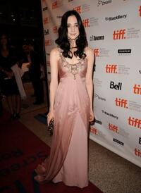 Andrea Riseborough at the premiere of "Brighton Rock" during the 35th Toronto International Film Festival.