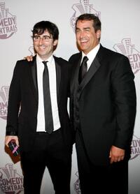 John Oliver and Rob Riggle at the Comedy Central's Emmy Awards.