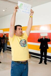 Rob Riggle as Peter Selleck in "The Goods: Live Hard, Sell Hard."