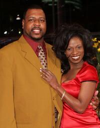 Michael J Smith Sr and Tarra Riggs at the premiere of "Ballast" during the 58th Berlinale Film Festival.