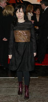 Bjork at the British Academy Film Awards.
