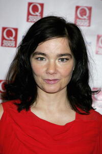 Bjork at the Q Awards, the annual magazine's music awards.