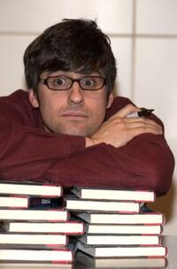 Mo Rocca at the signing of his new book "All The President's Pets."