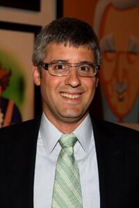 Mo Rocca at the Mercedes-Benz Fashion Week.