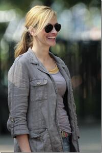On the set of "Eat, Pray, Love."