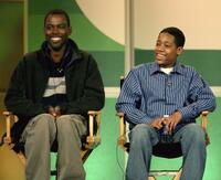 Chris Rock and actor Tyler James Williams at the 2007 Winter Television Critics Association Press Tour for The CW.