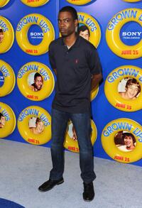 Chris Rock at the New York premiere of "Grown Ups."