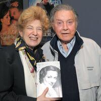 Charlotte Chandler and Cliff Robertson at the UCLA Tribute to Screen Legend Joan Crawford.