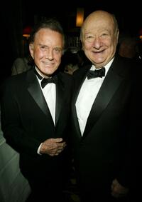 Cliff Robertson and Ed Koch at the AMPAS Official Oscar Night Celebration.