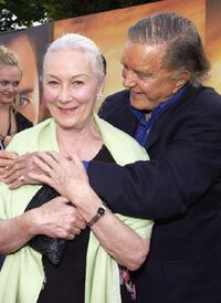 Cliff Robertson and Rosemary Harris at the Los Angeles Premiere of "Spider-Man 2".