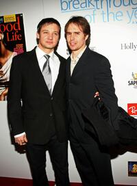Sam Rockwell and Jeremy Renner at the Hollywood Life magazine's 6th Annual Breakthrough Awards.