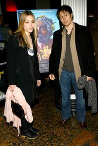 Sam Rockwell and Piper Perabo at the opening night of "King Lear".