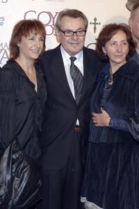 Blanca Portillo, Director Milos Forman and Mabel Rivera at the premiere of "Goyas Ghosts."