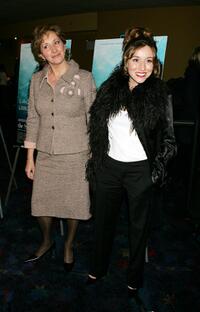Mabel Rivera and Lola Duenas at the premiere of "The Sea Inside."