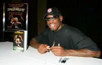 Dennis Rodman at the signing of "I Should Be Dead By Now."