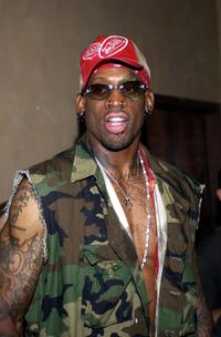 Dennis Rodman at the 43rd Birthday party in the VIP room at Highlands.