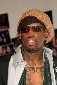 Dennis Rodman at the unveiling of New Peta Ad during the Fashion Week.