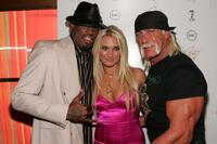 Dennis Rodman, Brooke Hogan and Hulk Hogan at the release party of Brooke's new album "Undiscovered."