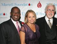 Al Roker, Katie Couric and Tony Martell at the T.J. Martell Foundation 30th Anniversary Gala.