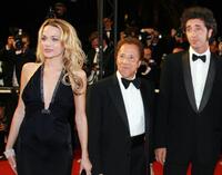 Laura Chiatti, Giacomo Rizzo and director Paolo Sorrentino at the premiere of "L'Amico Di Famiglia" during the 59th International Cannes Film Festival.