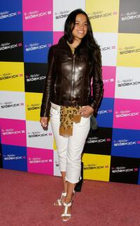 Michelle Rodriguez at the T-Mobile Sidekick iD launch party.