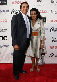 Smokey Robinson and Frances Robinson at the Apollo Theater Fourth Annual Hall of Fame Induction ceremony.
