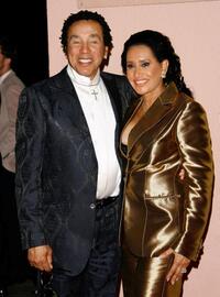 Smokey Robinson and guest at the Sony/BMG Grammy party.