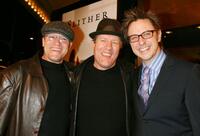 Michael Rooker, Gregg Lee Henry and James Gunn at the premiere of "Slither".