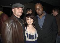Michael Rooker, Mae Whitman and Andre Braugher at the after party of the premiere screening of "Thief."