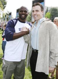 Terry Crews and Bill Romanowski at the premiere of "The Benchwarmers."