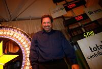 Stephen Root at the charity wheel during the FOX Fall Eco-Casino party.