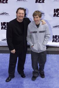 Stephen Root and Guest at the opening night screening of "Ice Age."